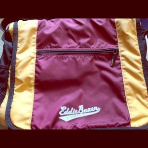Eddie Bauer messenger bag.